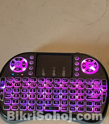 One hand lighting keyboard